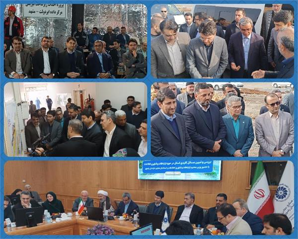 وزیر ارتباطات و فناوری اطلاعات و هیئت همراه از طرح‌های فناور استان خراسان رضوی در مشهد بازدید کردند