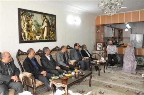 دیدار جمعی از مدیران حوزه ICT خراسان رضوی از خانواده شهید فرشچی